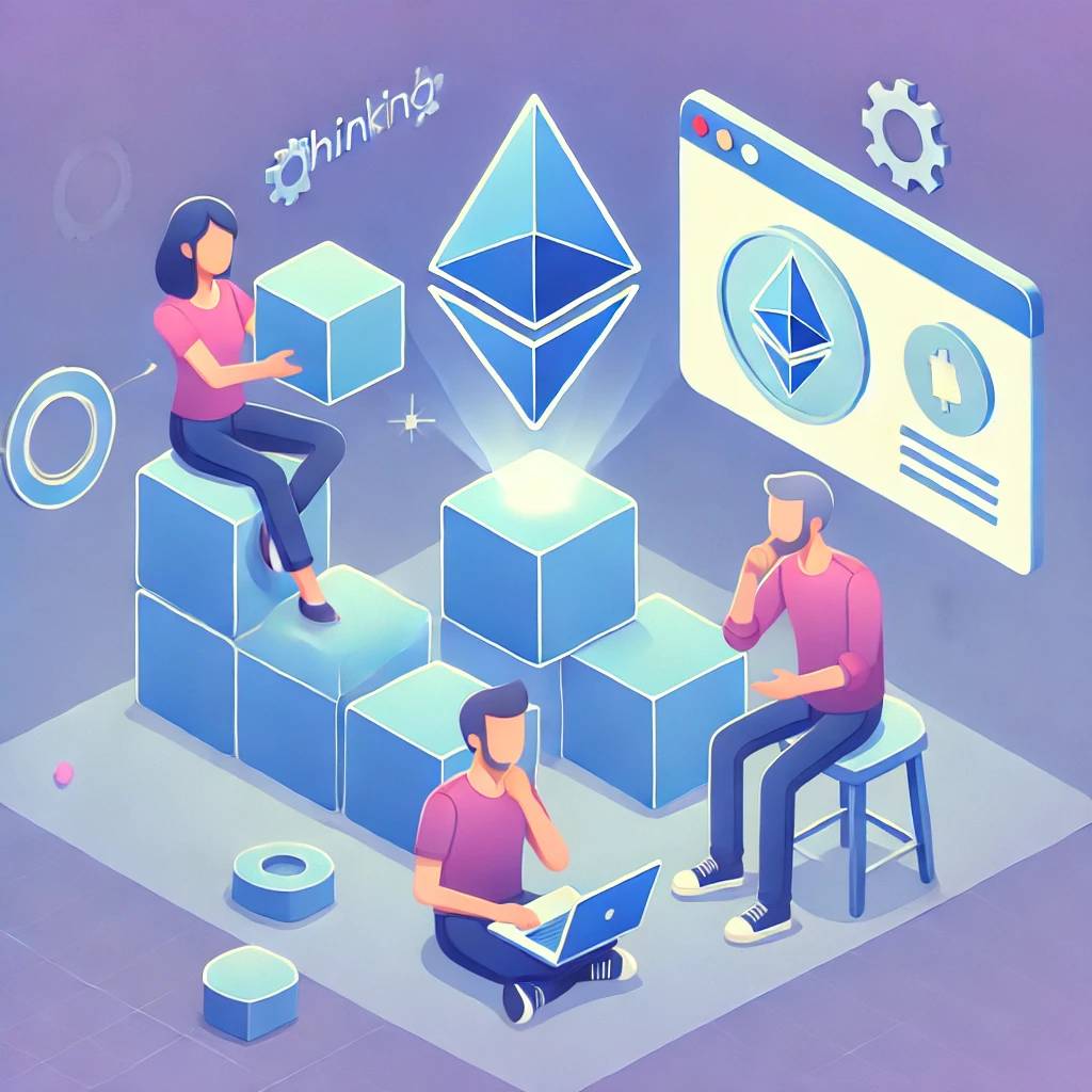 Illustration of a group of builders working together.